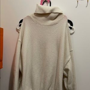 Cream turtle neck